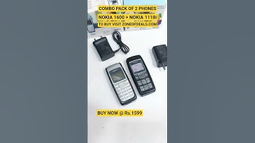 BUY Nokia 1600 + Nokia 1110i | Combo Pack of 2 Mobiles | #zoneofdeals | #nokiaphones #nokiamobiles