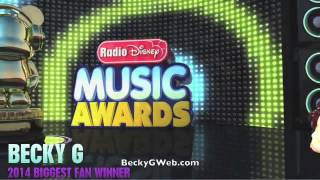 Becky G Wins RDMA Biggest Fan Award