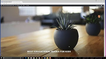 Install WordPress and create your first blog post