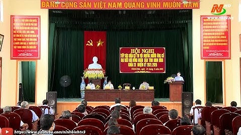 Ứng cử viên ĐB HĐND tỉnh khóa XV, đơn vị bầu cử số 11 TXCT huyện Yên Khánh.