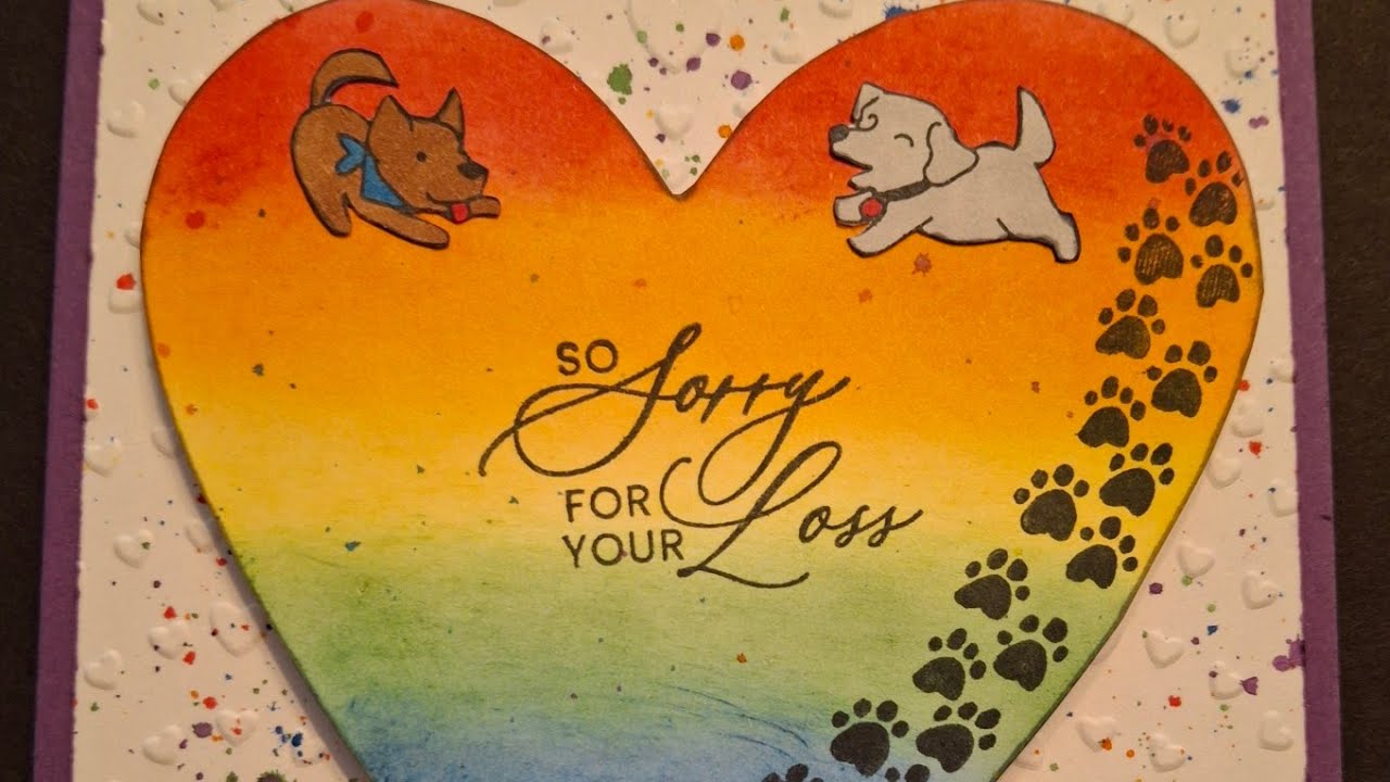 Rainbow Bridge Card #stampinup 