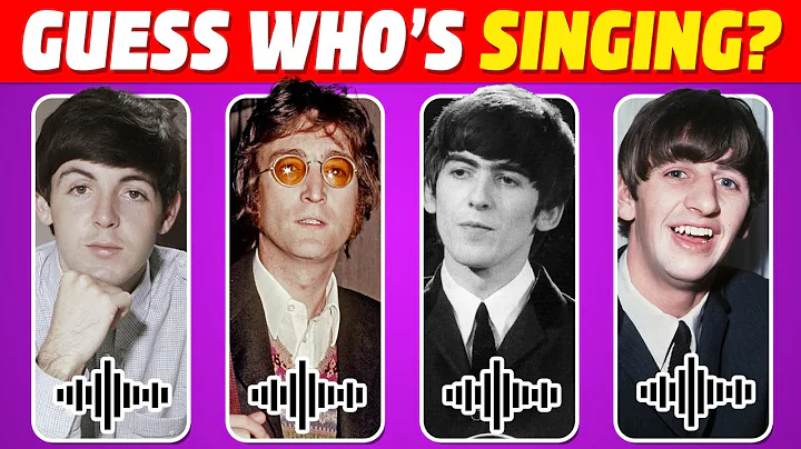 Guess the voice of The beatles members | Guess who's singing quiz | The beatles Songs Quiz 2025