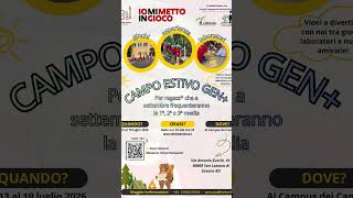 Campo estivo Croce Rossa Bologna al Campus dei Campioni