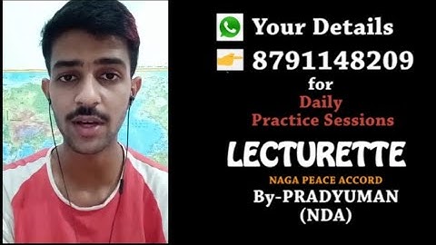 SSB Lecturette Topic | NAGA PEACE ACCORD | #216 | Daily Lecturette Practice || SSB INTERVIEW
