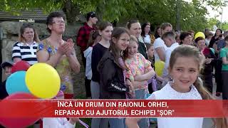 ÎNCĂ UN DRUM DIN RAIONUL ORHEI, REPARAT CU AJUTORUL ECHIPEI ȘOR