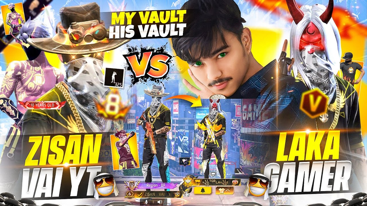 ZISAN VAI YT vs Laka Gamer Collection Battle || Nepal vs Bangladesh