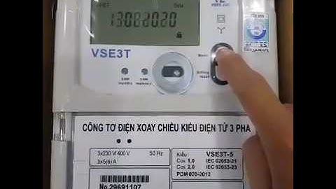 Mở Hộp Công Tơ Điện Tử 3 Pha 3 Giá VSE3T-5