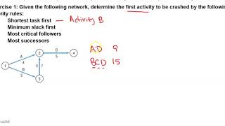 01 Activity Crashing priorities