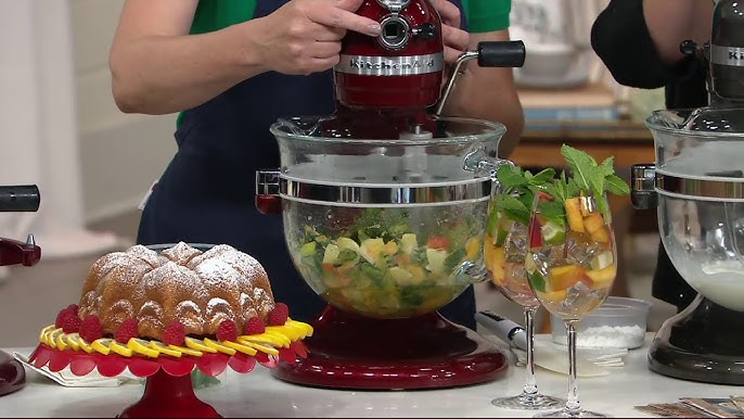 QVC Demo Recipes: TSV DAY 3/29/23 KitchenAid 5qt Tilt Head Glass Bowl Stand  Mixer + Other Items