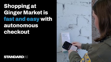 Shopping at Ginger Market is fast and easy with autonomous checkout