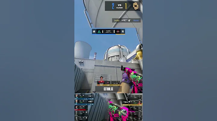 Lucky 1v5 clutch #shorts #csgo