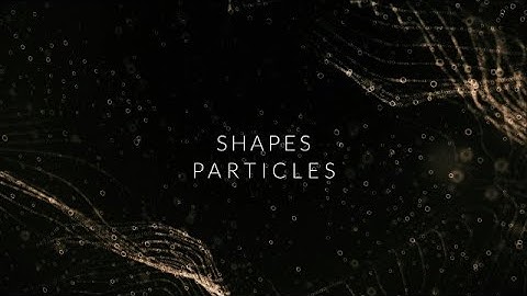 Shapes Particles After Effects Templates
