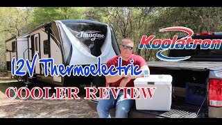 12V Plug In Cooler Review, Koolatron Voyager Thermoelectric Cooler Review- Cools & Warms