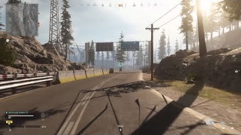 Walking across the map in warzone!