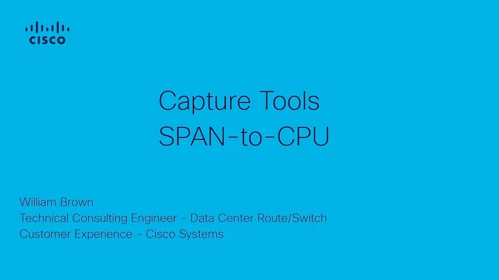 How to Configure SPAN-to-CPU on Cisco Nexus 9000 | Step-by-Step Guide