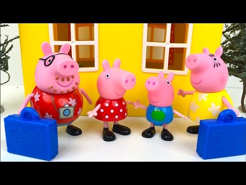 Colección La Casa De Peppa Pig Set 2 Familia + Amigos