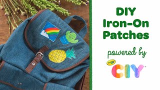 Custom DIY Iron on Patches for Jeans