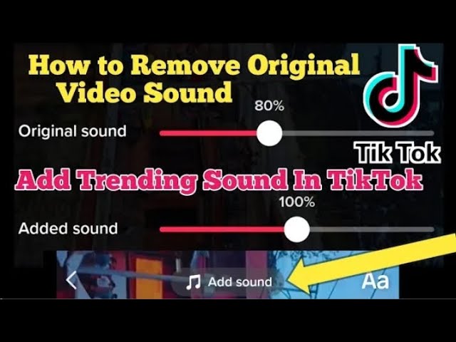 How To Remove Original Video Sounds In TikTok  Add Trending Sounds In  TikTok #tiktok 2023 