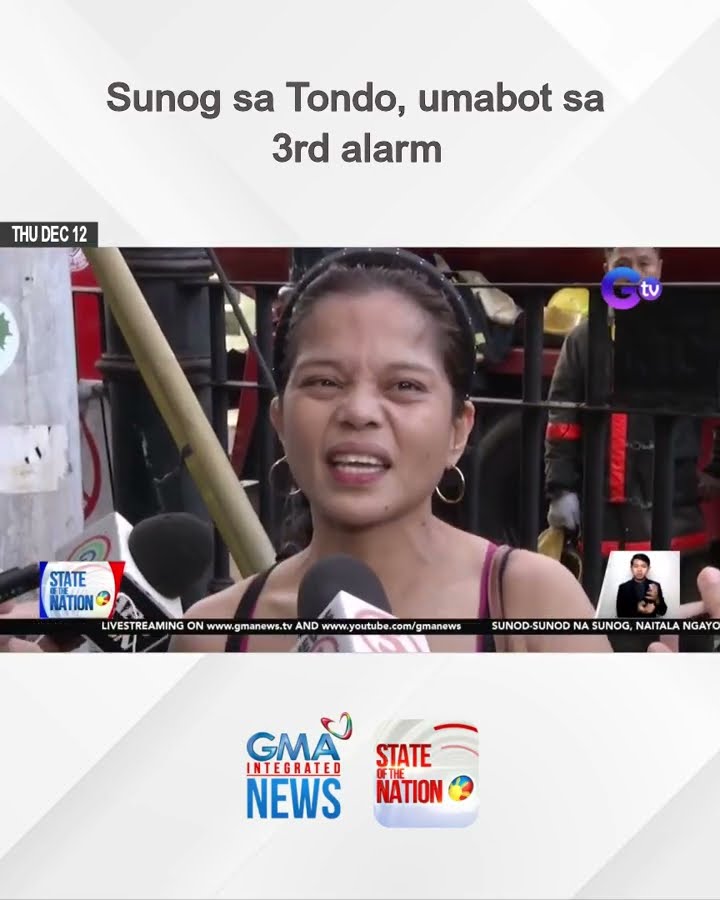 Sunog sa Tondo, umabot sa 3rd alarm | SONA