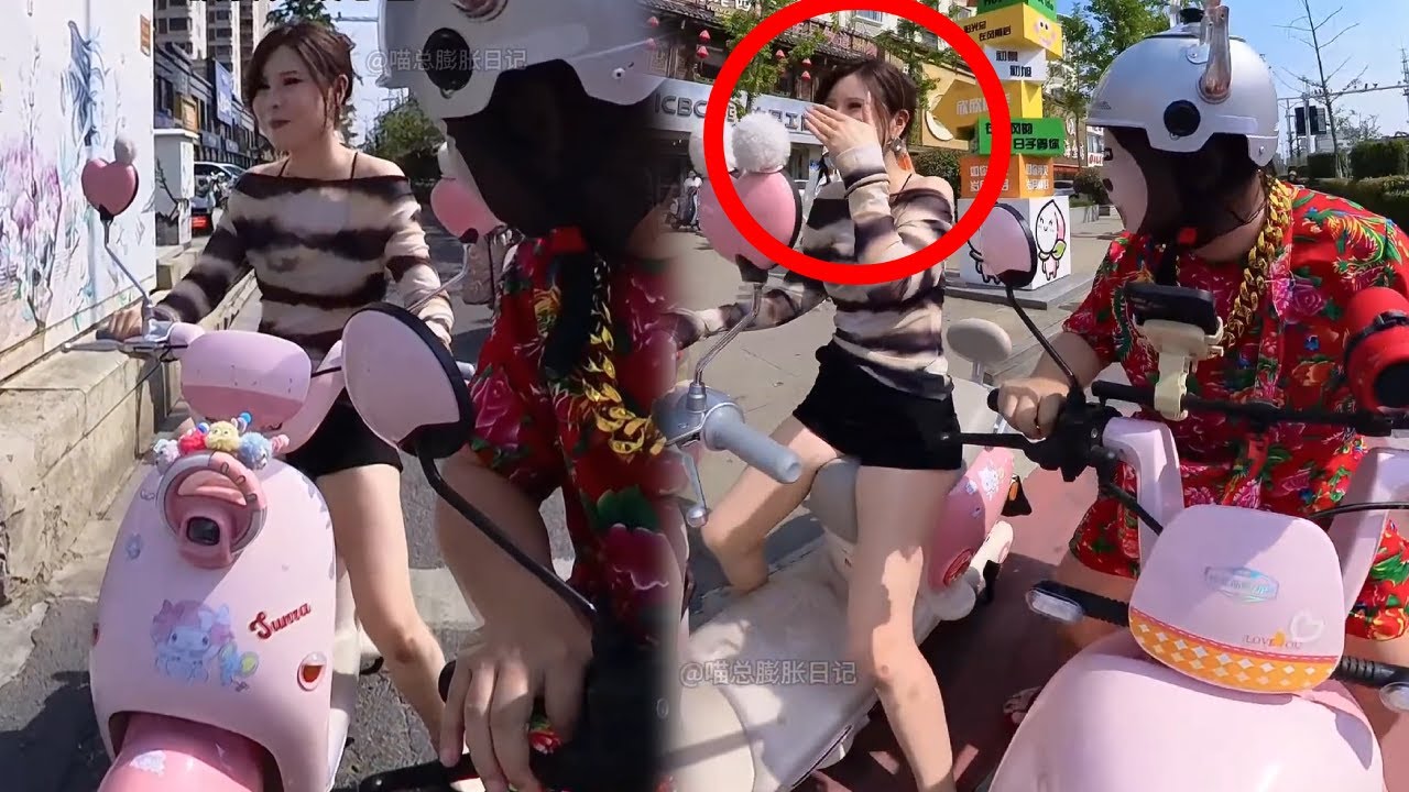 不断偶遇的长腿小姐姐，被我的整活搞得当场社死，尴尬到想钻地缝【喵总膨胀日记】