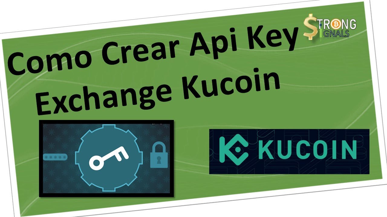 how to create api key kucoin