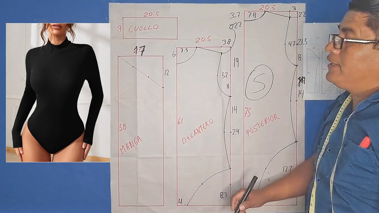 Patronaje en Vivo - Body talla 