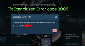 Star Citizen Error code 3005 (Quick fix)