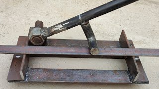 Amazing Techniques For Angle iron Bending / Simple And Useful Bending ideas For Flat Bar