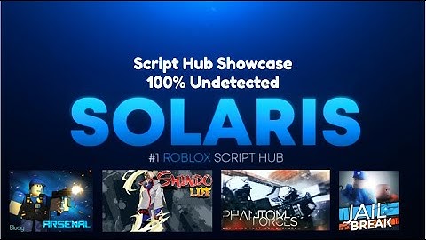Solaris Script Showcase (Arsenal, Shindo Life, Bad Business, Jailbreak, Phantom Forces) BEST SCRIPT