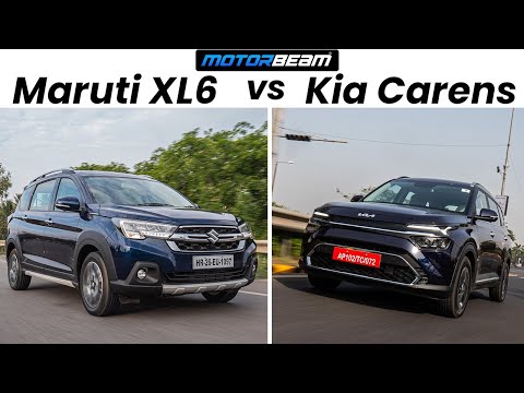 2022 Maruti XL6 vs Kia Carens Comparison Review - Kaunsi Kharide? | MotorBeam हिंदी