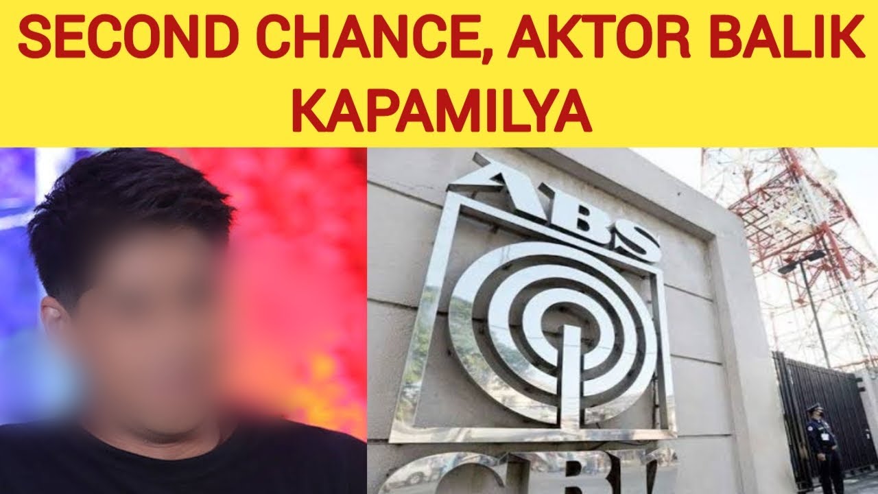 BINIGYAN NG SECOND CHANCE, AKTOR BALIK KAPAMILYA