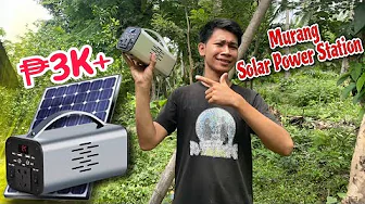 Murang Solar Power Station Review Work from Home Power Station