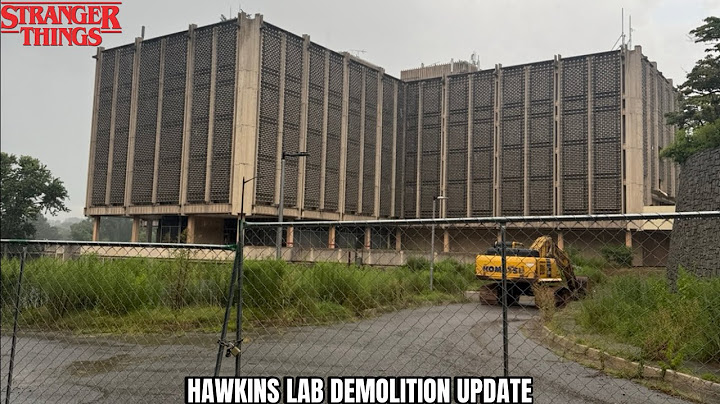 Stranger Things Hawkins Lab Filming Location Demolition Update (Stranger Things Filming Locations)