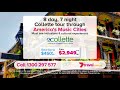 7 night Collette tour through America&#39;s Music Cities from $2,949 per person
