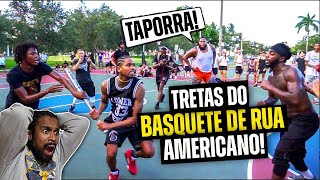 TRASH TALKERS DA GRINGA SAINDO NA MÃO NO MEIO DO RACHA!!! 🔥🏀 (Tretas dos Hoopers Americanos) screenshot 5