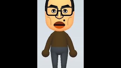Nintendo CPU Wii/Switch Mii Character: Shouta Mii