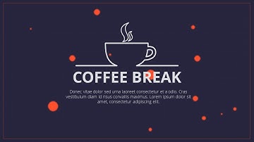 Black background report PowerPoint template