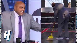 Inside the NBA: Chuck Brings Out the Broom after Blazers Defeat Lakers in Game 1 | 2020 NBA Playoffs