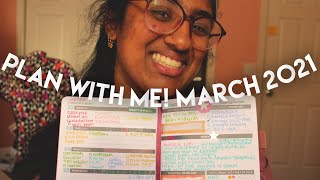 PLAN WITH ME! March 2021 (how i succeed in college, stay organized, and get straight A's!) by Manjari G 289 views 3 years ago 12 minutes, 33 seconds