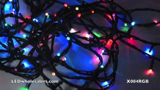 LEDwholesalers X084RGB Color Changing Christmas Lights Demo