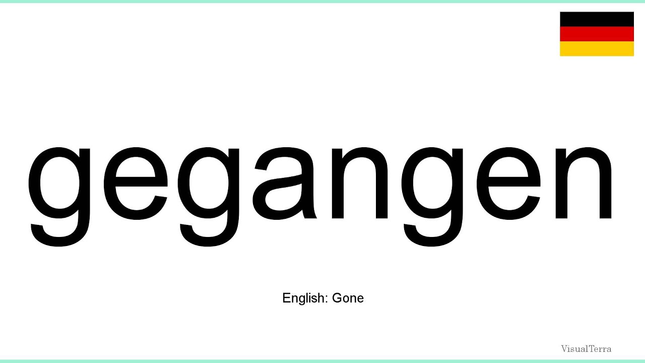 Gegangen Gegangen