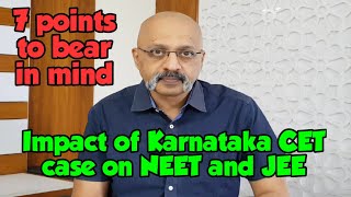 How will conduct of Karnataka CET impact NEET and JEE in September? Does it make postponement tough?