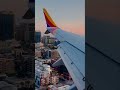 San Diego&#39;s WORLD FAMOUS Approach At Sunset! Onboard Southwest Boeing 737 Max 8! #Shorts