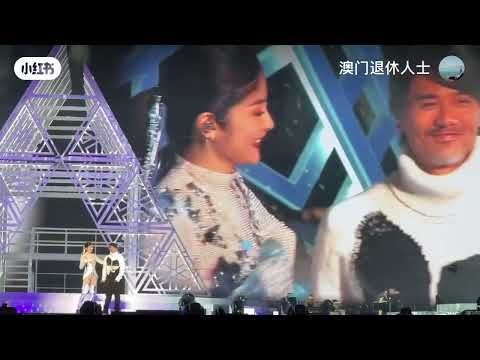 甘四年后陈慧琳 冯德伦终于合体了1999年推出的 北極雪 陈慧琳 KellyChen 原來咁多年演唱會都沒有合唱過湾 陈慧琳 冯德伦 合唱 陳慧琳 Season2演唱會澳門站 澳門