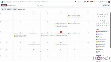 Odoo Universal Appointments and Time Reservations v18 by faOtools overview