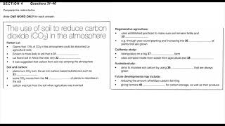 The use of soil to reduce carbon dioxide in the atmosphere | IELTS LISTENING TEST | SECTION-4