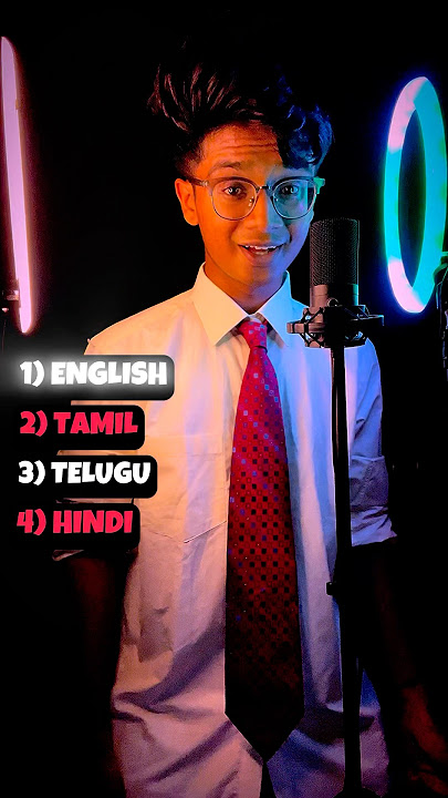 Chammak Challo 😘 - Ra One ❤️  in 4 Languages #shorts #chammakchallo #trending #telugu