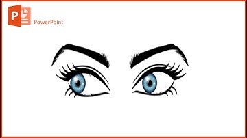 (easy way) How to make eye animation on PowerPoint
