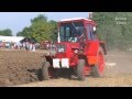 Pflügen mit dem Belarus 552 Traktor - Russian Tractor plowing