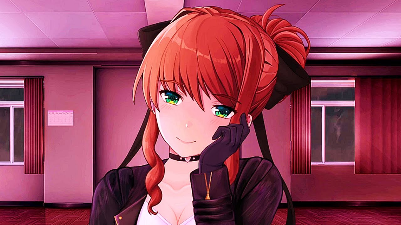 Poking Monika  Monika After Story Mod 